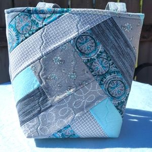 Handmade Quilted, handmade tote